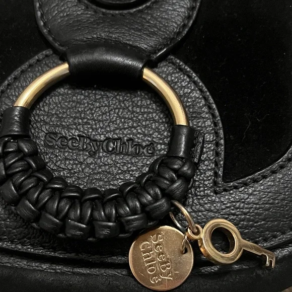 See by Chloe Black Leather Crossbody Bag